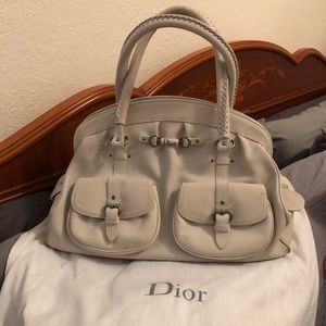 Dior - White Shoulder Bag (the perfect summer bag)
